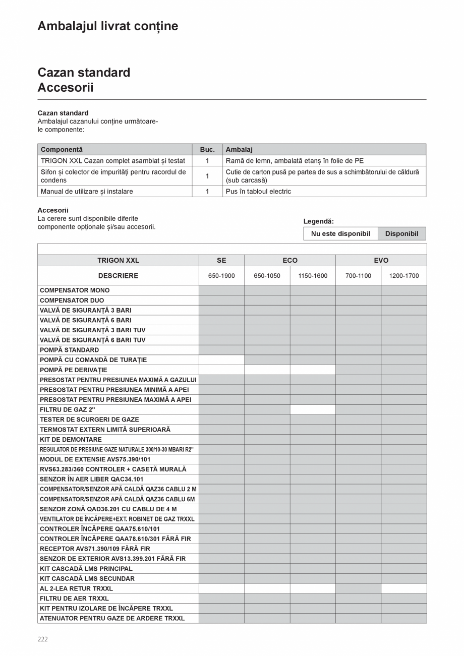 Pagina 236-Manual de instalare si utilizare - Cazan in condensare cu functionare pe gaz ELCO TRIGON® XXL...