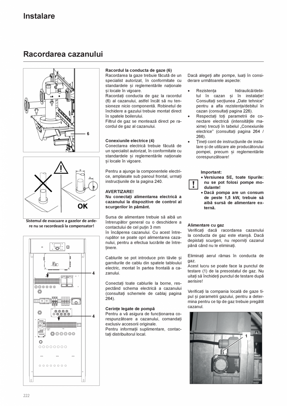 Pagina 244-Manual de instalare si utilizare - Cazan in condensare cu functionare pe gaz ELCO TRIGON® XXL...
