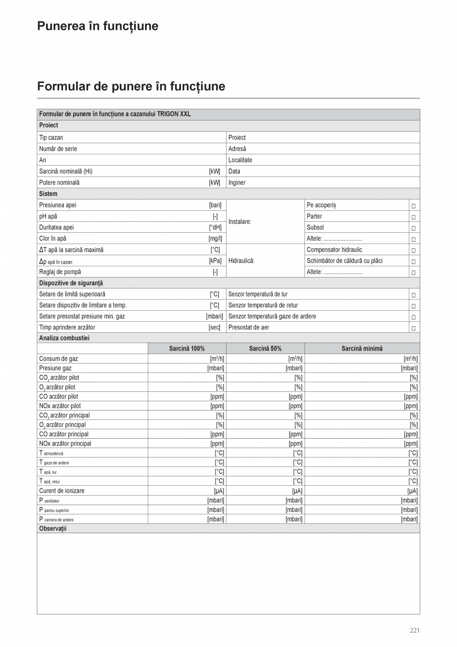 Pagina 257-Manual de instalare si utilizare - Cazan in condensare cu functionare pe gaz ELCO TRIGON® XXL...