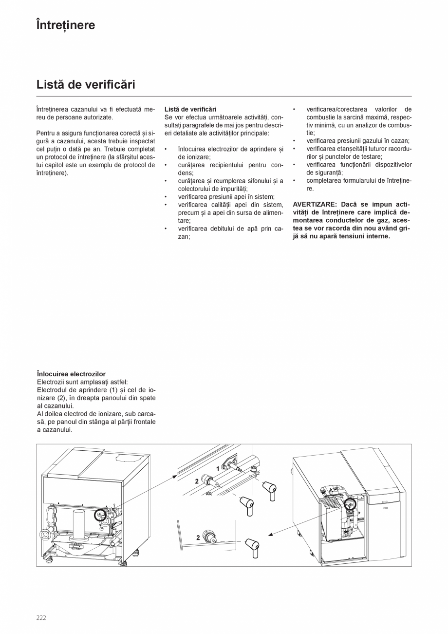Pagina 258-Manual de instalare si utilizare - Cazan in condensare cu functionare pe gaz ELCO TRIGON® XXL...