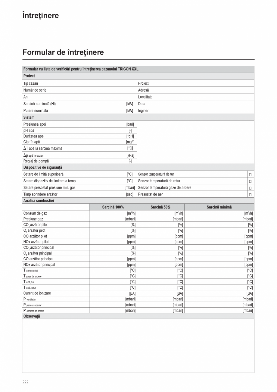 Pagina 260-Manual de instalare si utilizare - Cazan in condensare cu functionare pe gaz ELCO TRIGON® XXL...