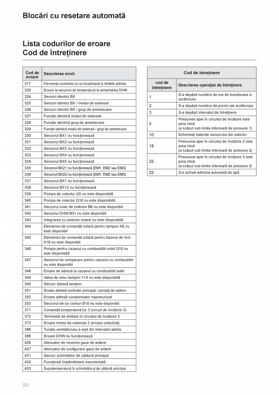 Pagina 262-Manual de instalare si utilizare - Cazan in condensare cu functionare pe gaz ELCO TRIGON® XXL...