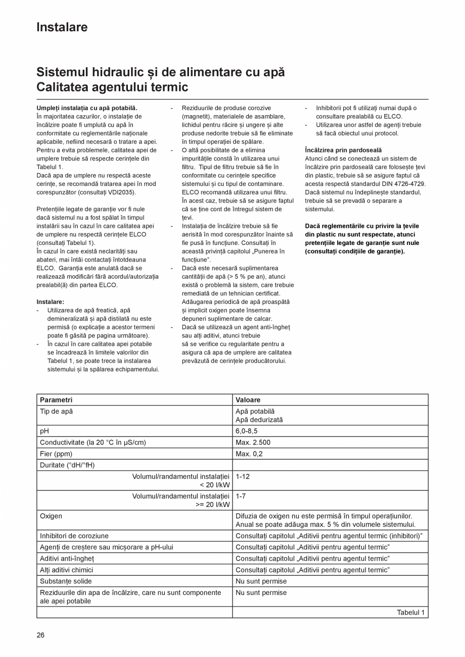 Pagina 26-Cazan de pardoseala in condensatie  ELCO TRIGON® L PLUS Instructiuni montaj, utilizare Romana m
...