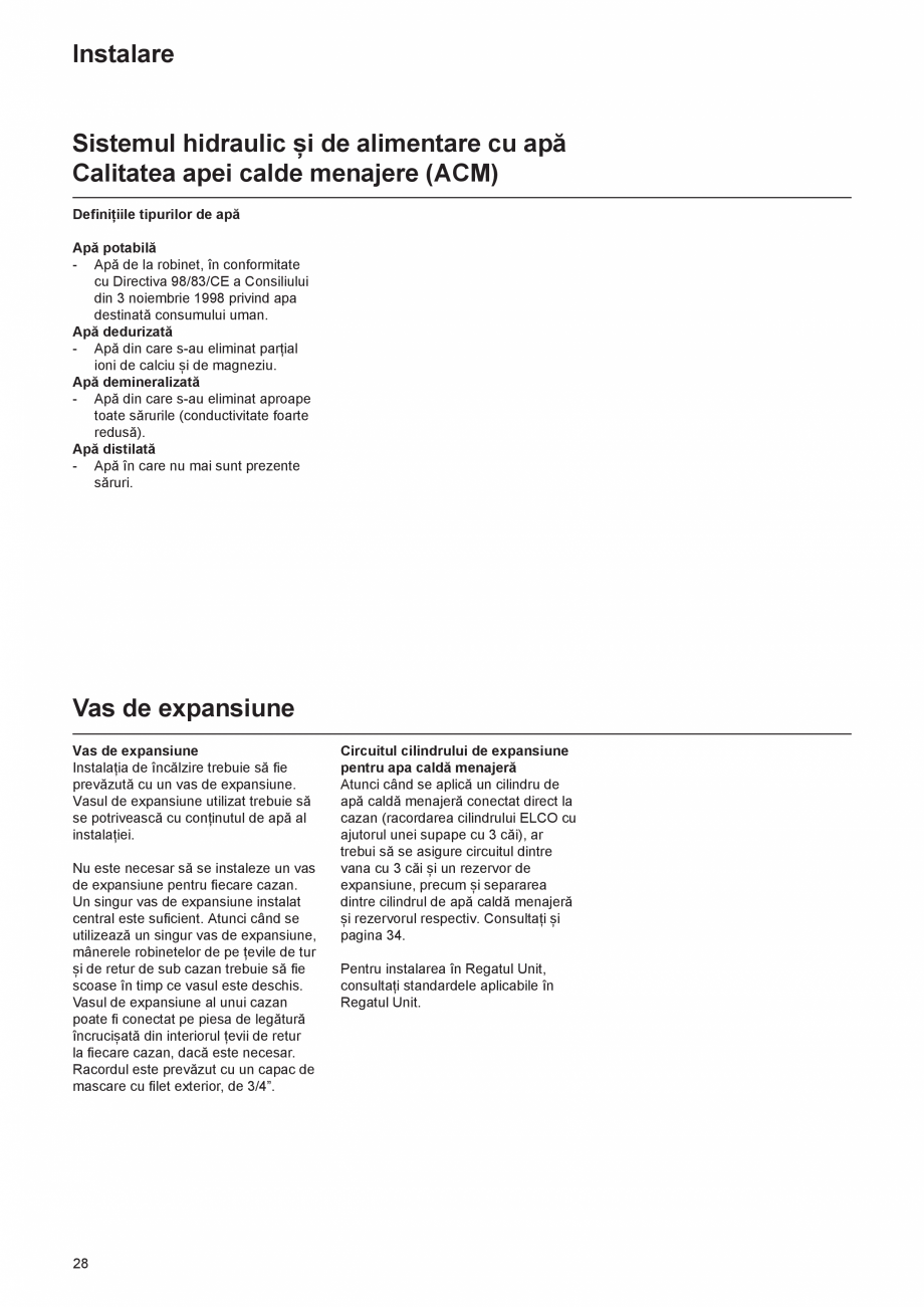 Pagina 28-Cazan de pardoseala in condensatie  ELCO TRIGON® L PLUS Instructiuni montaj, utilizare Romana i ...