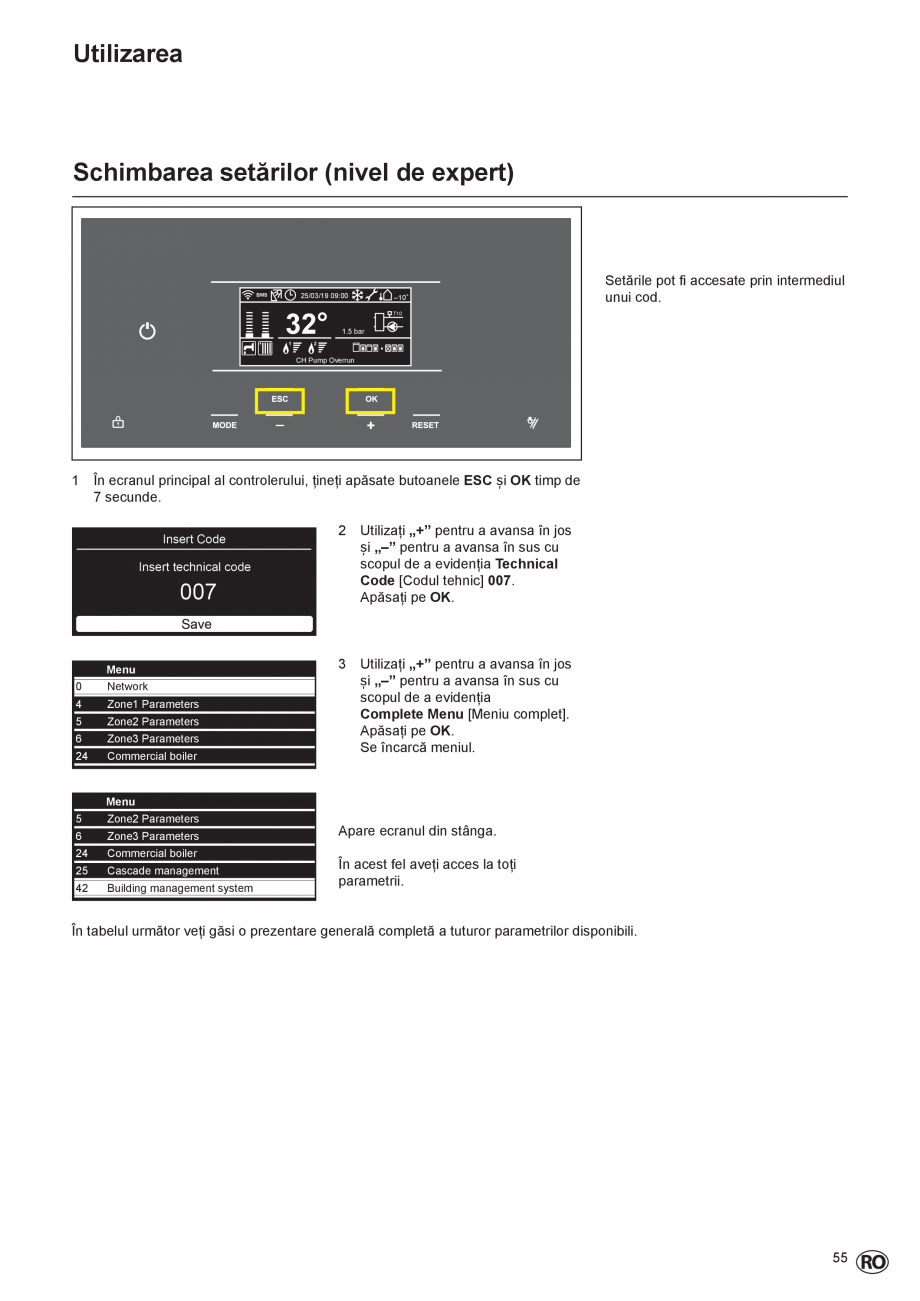 Pagina 55-Cazan de pardoseala in condensatie  ELCO TRIGON® L PLUS Instructiuni montaj, utilizare Romana...