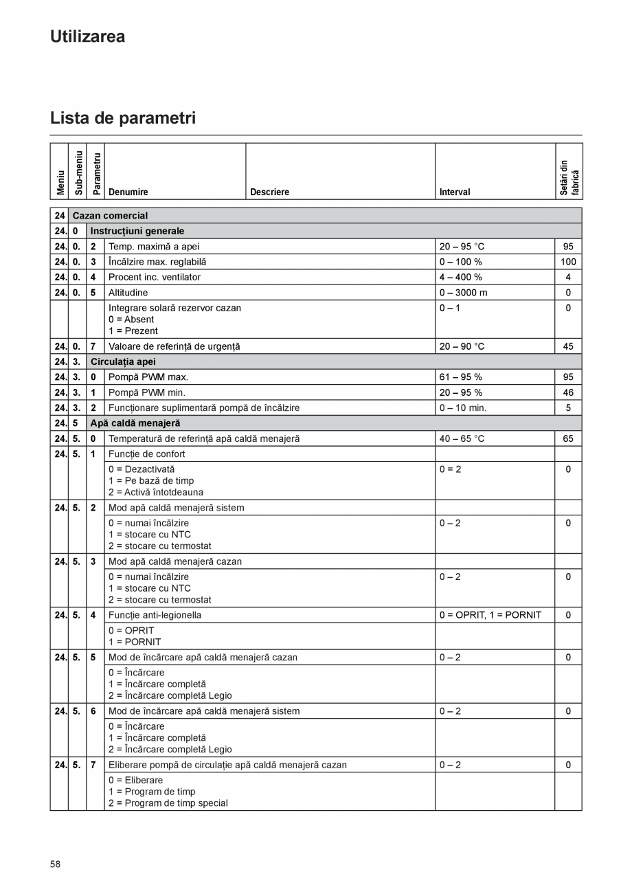 Pagina 58-Cazan de pardoseala in condensatie  ELCO TRIGON® L PLUS Instructiuni montaj, utilizare Romana...