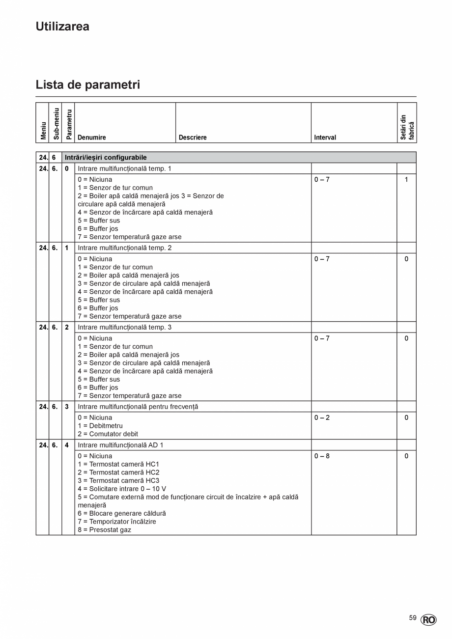 Pagina 59-Cazan de pardoseala in condensatie  ELCO TRIGON® L PLUS Instructiuni montaj, utilizare Romana i...