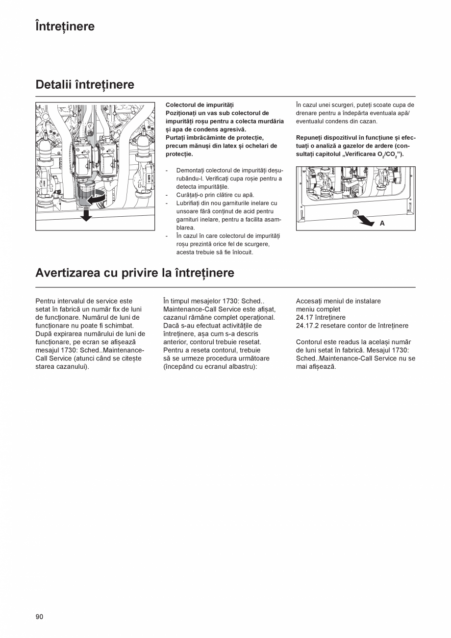 Pagina 90-Cazan de pardoseala in condensatie  ELCO TRIGON® L PLUS Instructiuni montaj, utilizare Romana ND...