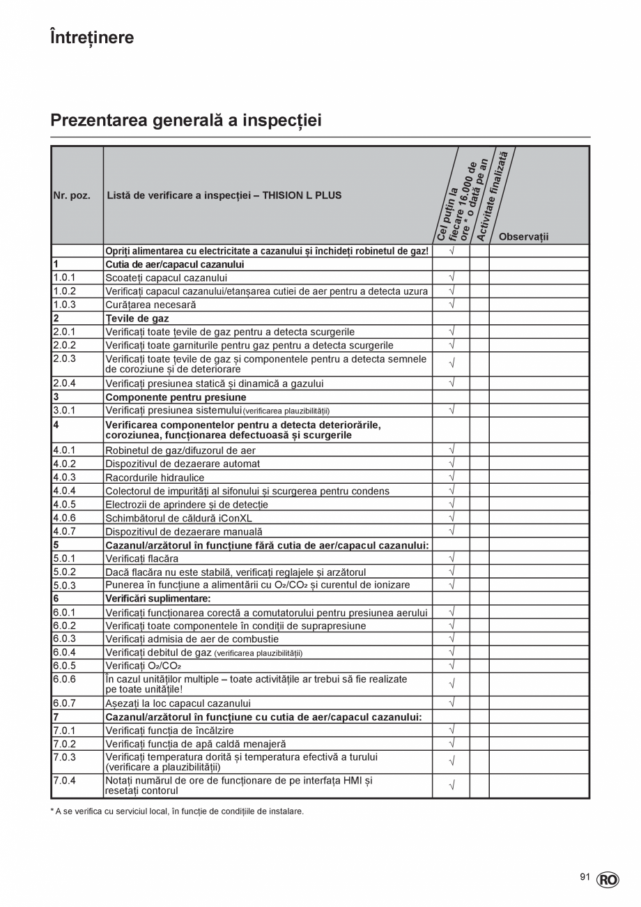 Pagina 91-Cazan de pardoseala in condensatie  ELCO TRIGON® L PLUS Instructiuni montaj, utilizare Romana 

...