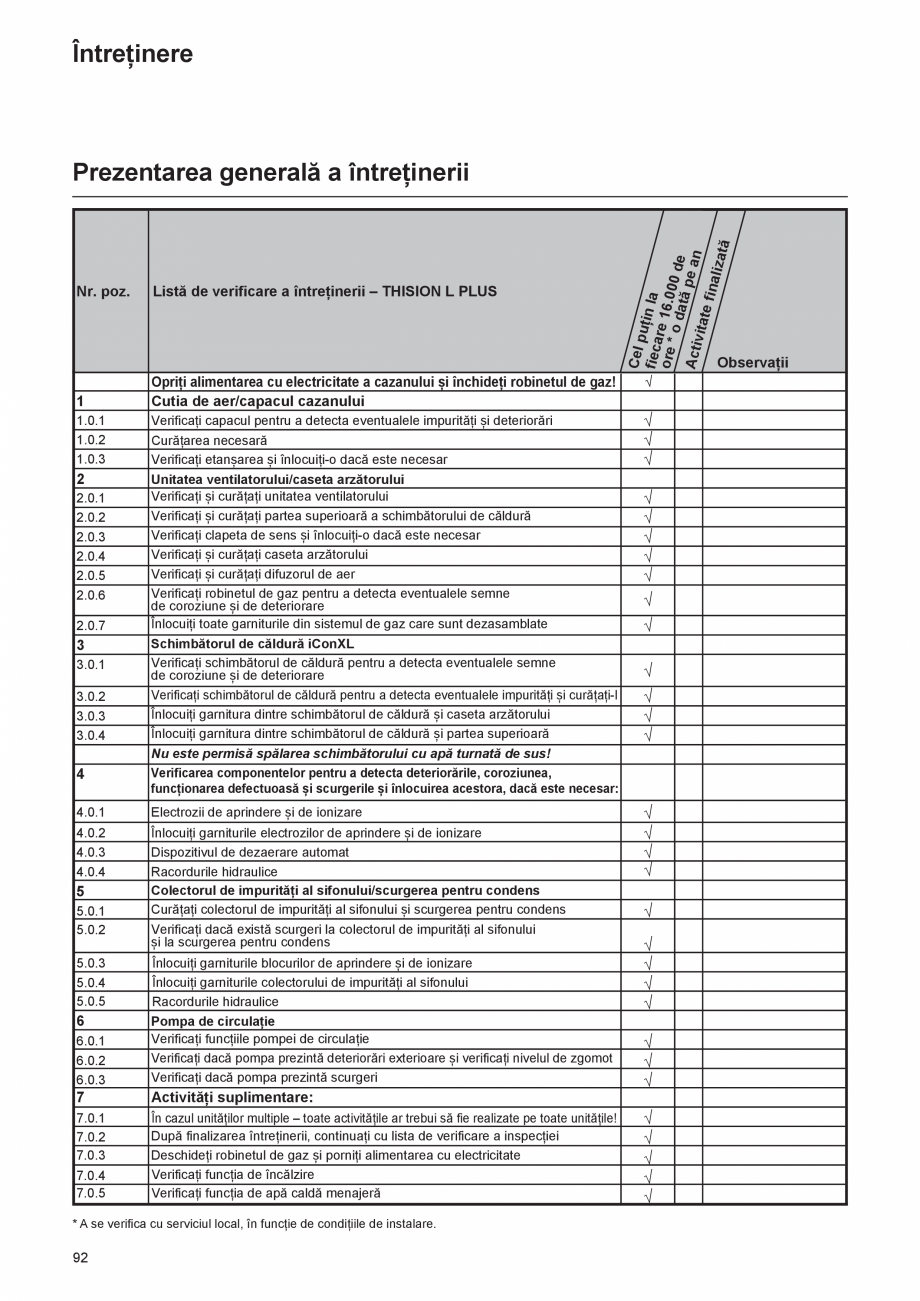 Pagina 92-Cazan de pardoseala in condensatie  ELCO TRIGON® L PLUS Instructiuni montaj, utilizare Romana...