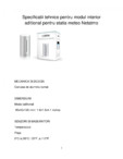 Specificatii tehnice pentru modul interior aditional pentru statia meteo Netatmo Netatmo - modul interior aditional Netatmo