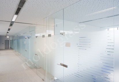 Exemplificarea compartimentarii birourilor Moldoglass Pereti modulari din sticla pentru compartimentare spatii interioare