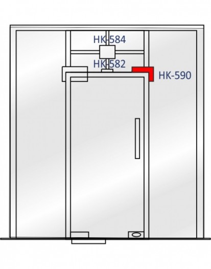 HK-590 Conector supralumina fara pivot cu opritor HK-590 Conector supralumina fara pivot cu opritor
