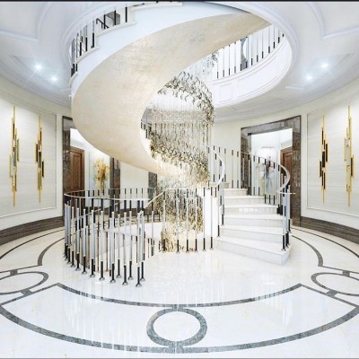 THEDA MAR Interior elegant placat cu marmura - Piatra naturala pentru pardoseli interioare si exterioare THEDA
