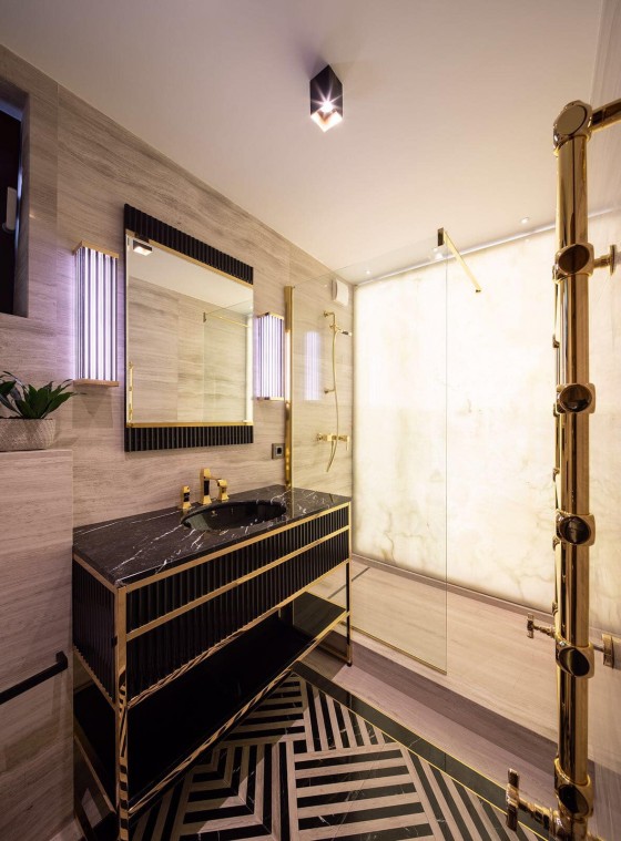 THEDA MAR Design modern - baie cu marmura - Piatra naturala pentru pardoseli interioare si exterioare