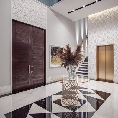THEDA MAR Interior elegant cu pardoseala din marmura - Piatra naturala pentru pardoseli interioare si exterioare