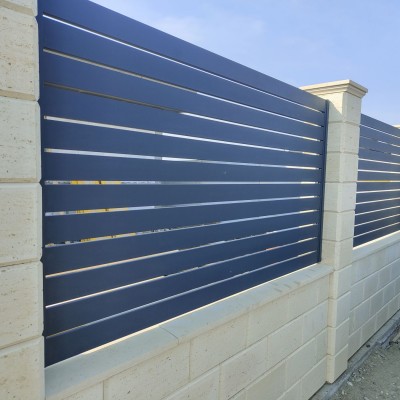 ALUMGATES Detalii gard - gri - Porti si garduri din aluminiu pentru amenajari de exterior ALUMGATES