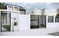 Porti si garduri din aluminiu pentru amenajari de exterior ALUMGATES