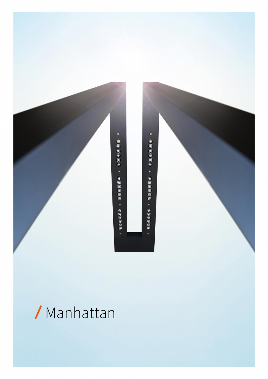 Pagina 2-Brosura - Stalp pentru iluminat - Ambiflux Manhattan  Catalog, brosura Romana 