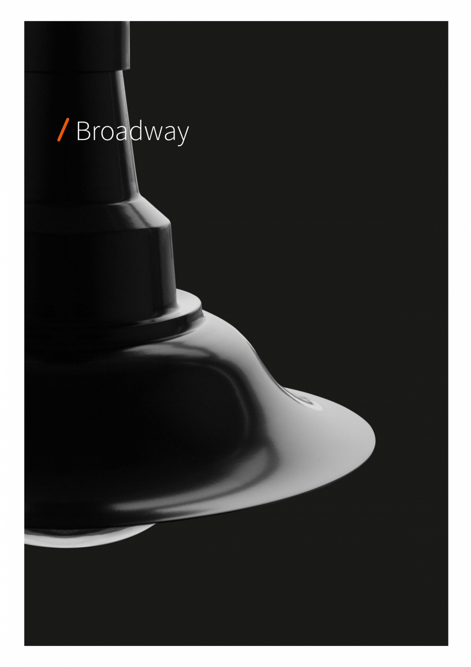Pagina 2-Brosura - Stalp - si  lampa - Ambiflux Broadway  Catalog, brosura Romana 