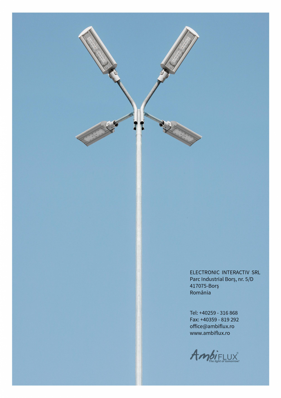 Pagina 6-Brosura - Stalp si lampa pentru iluminat perimetral  AMBIFLUX Ambiflux Traffic  Catalog, brosura...