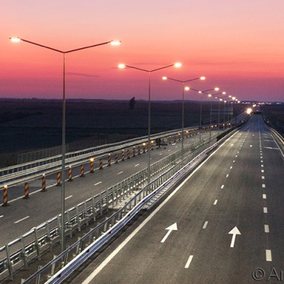 AMBIFLUX Ambiflux Traffic pentru iluminat Autostrada A3 - Corpuri de iluminat industrial pentru depozite fabrici alei