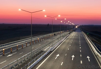 Ambiflux Traffic pentru iluminat Autostrada A3 Ambiflux Traffic  Corp de iluminat perimetral si parcare
