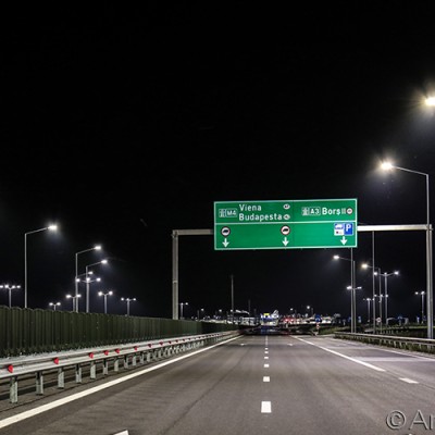AMBIFLUX Corpuri de iluminat Ambiflux Traffic pentru Autostrada A3 - Corpuri de iluminat industrial pentru depozite