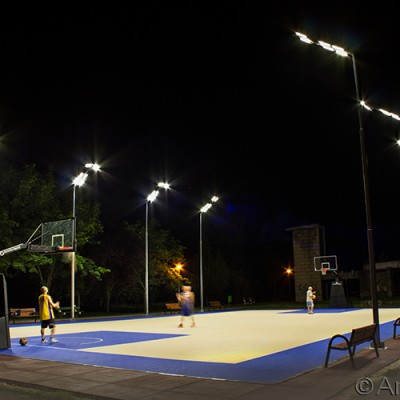 AMBIFLUX Corp de iluminat Ambiflux Arena 24- iluminat teren basket Parcul Bratianu - Corpuri de iluminat