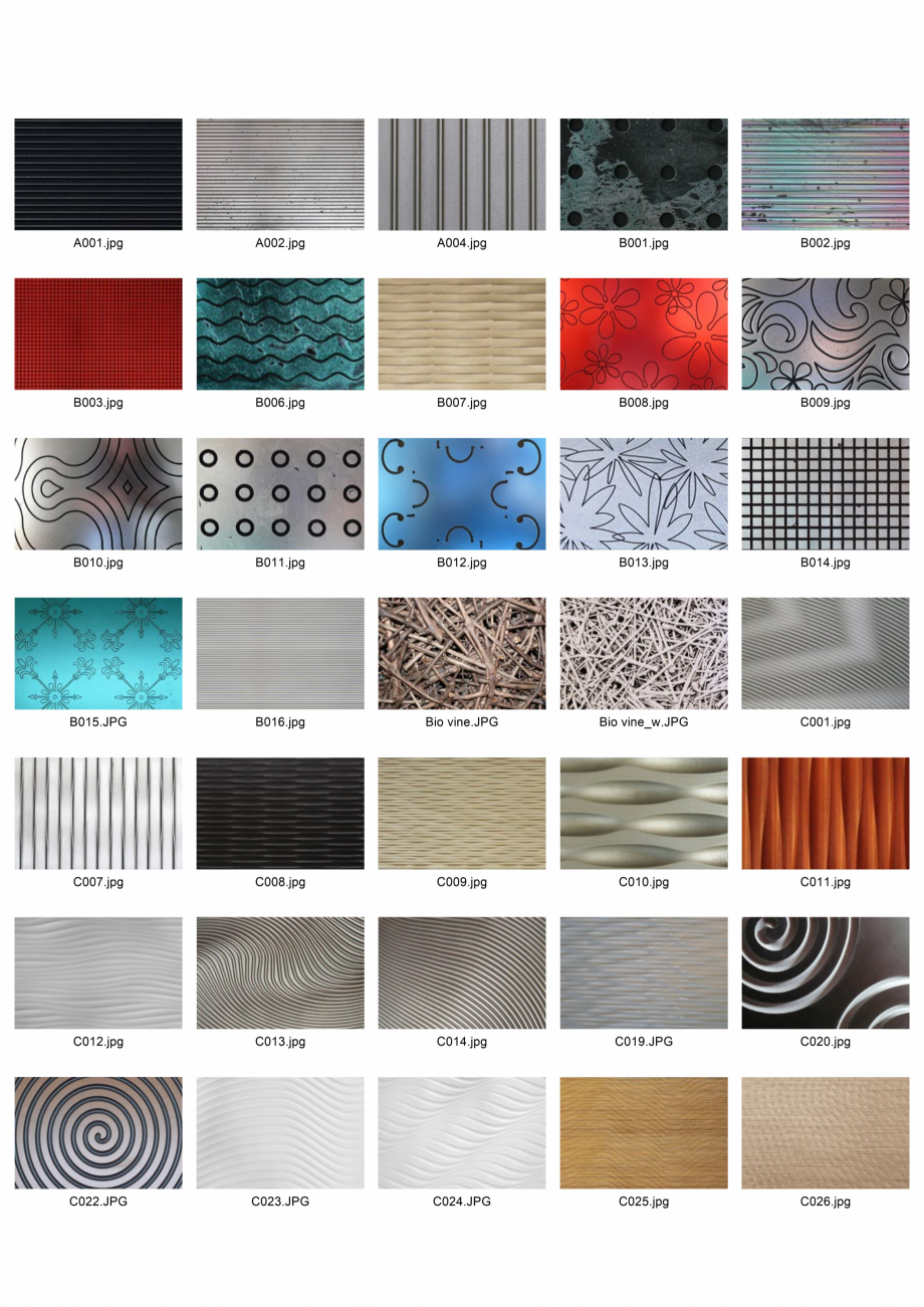 Pagina 1-Paletar panouri decorative din mdf CREATIVE ARQ PLADEC Mini Texture, PLADEC MDF, PLADEC Slate Panels...