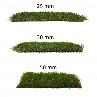 Comparatie intre trei tipuri de gazon arfificial DECOR PREMIUM GRASS URBAN 25 DECOR PREMIUM GRASS NICOSIA