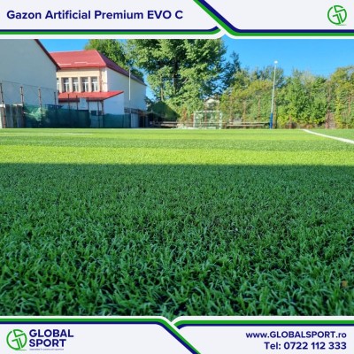 GLOBAL SPORT Teren de sport cu gazon Premium EVO C - Gazon artificial pentru terenuri de