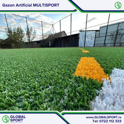 GLOBAL SPORT Detalii gazon - Gazon artificial pentru terenuri de sport si gazon artificial decorativ GLOBAL