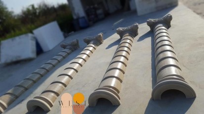 Jumatati de coloane Profile decorative din polistiren pentru fatade 