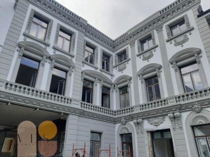 Detalii fatada Proiect WEST ARHITECTURAL - Cladire de blocuri - Bucuresti