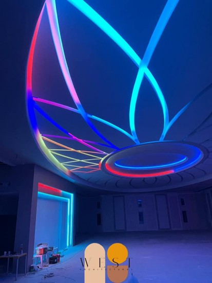Cornise pentru banda led Proiect WEST ARHITECTURAL - La Livada - Vaslui