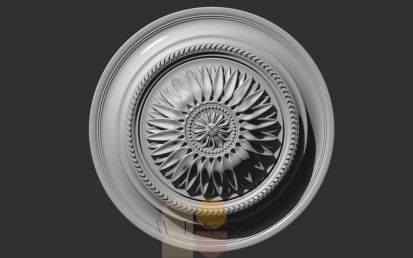 Rozeta ornamentala Profile decorative din polistiren pentru fatade 