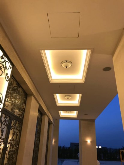 Ornamente arhitecturale pe tavan Proiect WEST ARHITECTURAL - Salon de Evenimente Armonia Venue - Oradea
