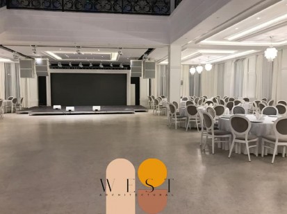 Vedere de aproape - interior salon Proiect WEST ARHITECTURAL - Salon de Evenimente Armonia Venue -