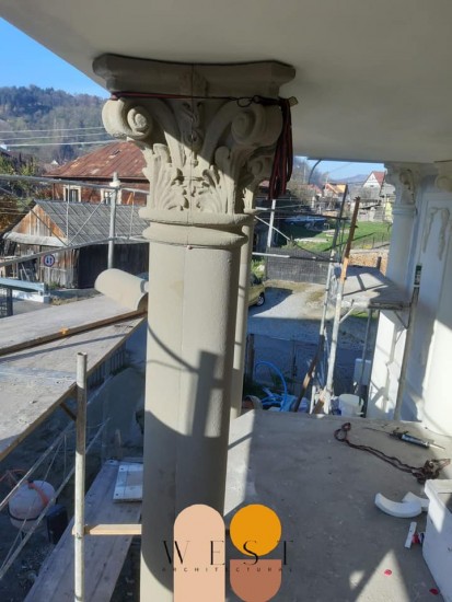 Coloana Profile decorative din polistiren pentru fatade 