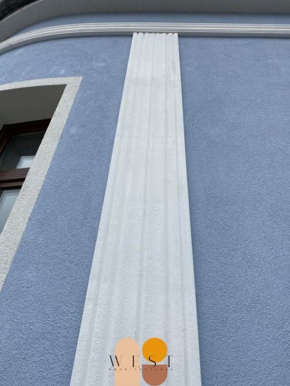 Element arhitectural pe fatada Profile decorative din polistiren pentru fatade 