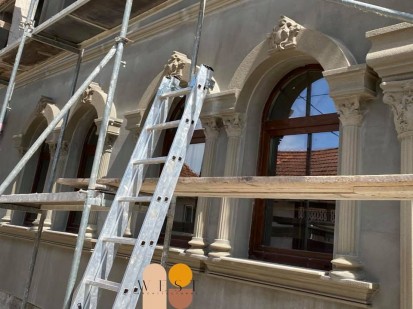 Montaj ancadramente ferestre Profile decorative din polistiren pentru fatade 