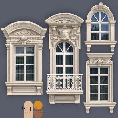 Diverse elemente arhitecturale vazute de aproape Profile decorative din polistiren pentru fatade 
