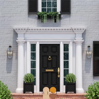 Fatada cu elemente arhitecturale Profile decorative din polistiren pentru fatade 