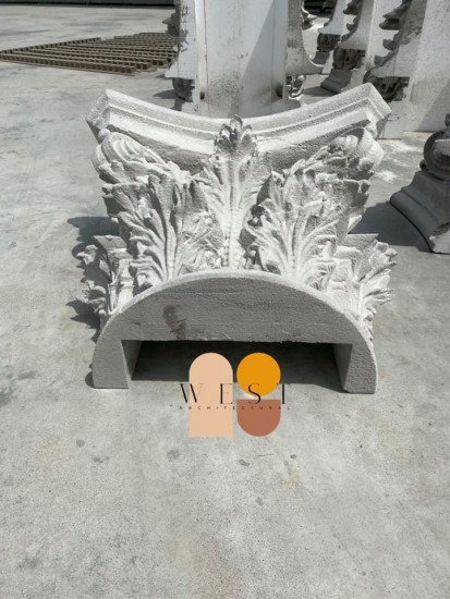 Capitel corintic Profile decorative din polistiren pentru fatade 