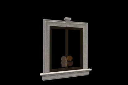 Model ancadrament fereastra Profile decorative din polistiren pentru fatade 