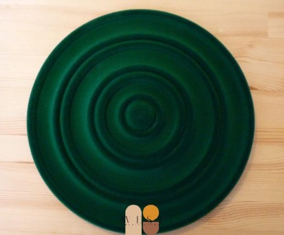 Rozeta decorativa verde Profile decorative din polistiren pentru fatade 