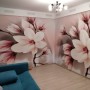 Camera cu fototapet - model cu magnolii
