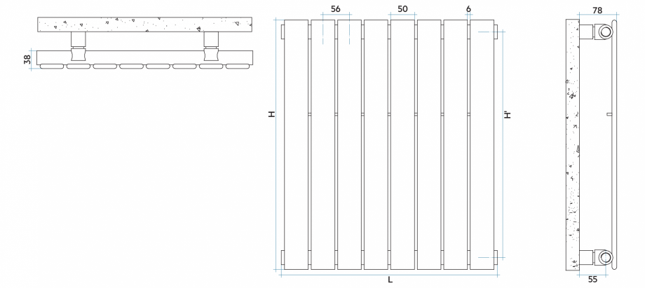 Pagina 1-CAD-PDF Radiator decorativ PIANO_V VON LORCH Detaliu de produs 