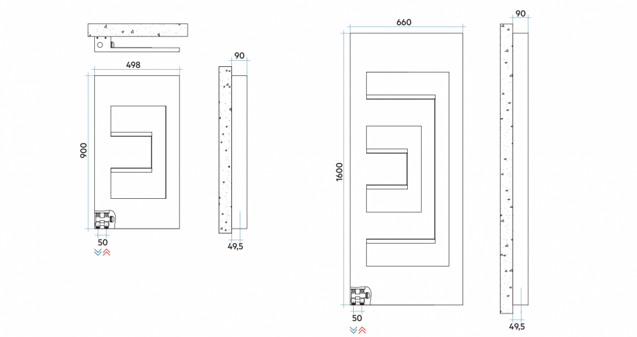 Pagina 1-CAD-PDF Radiator decorativ DEDALO VON LORCH Detaliu de produs 